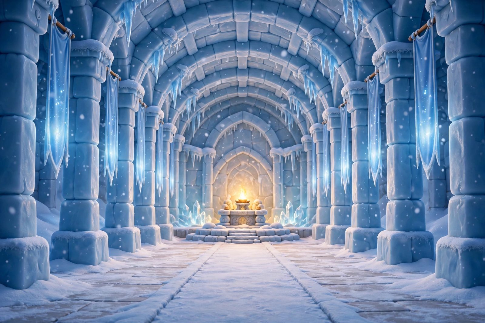Inside the Ice Temple